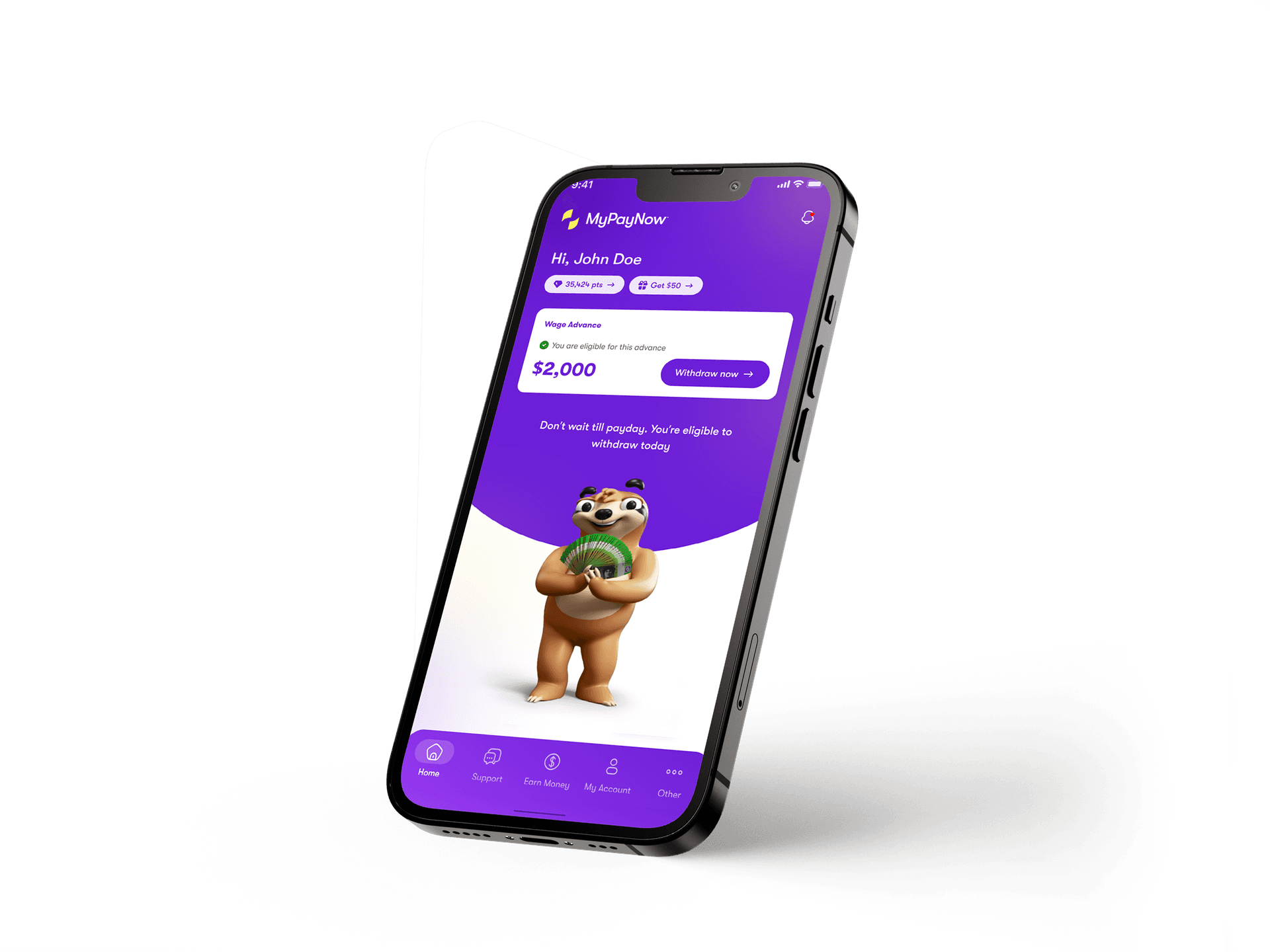 Hero phone mockup