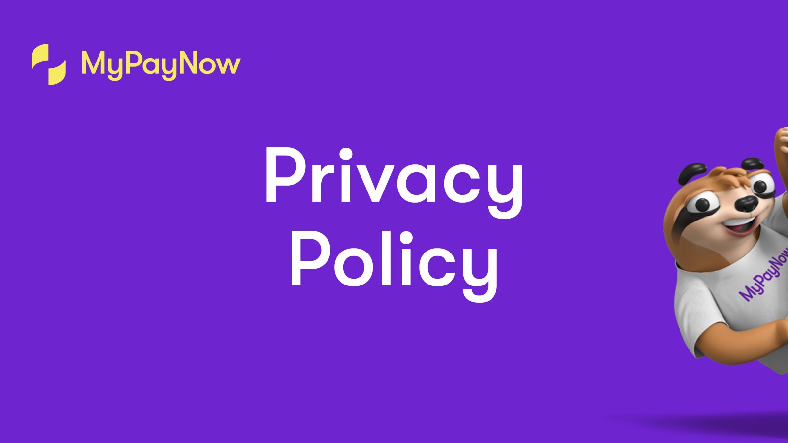 Privacy Policy - MyPayNow
