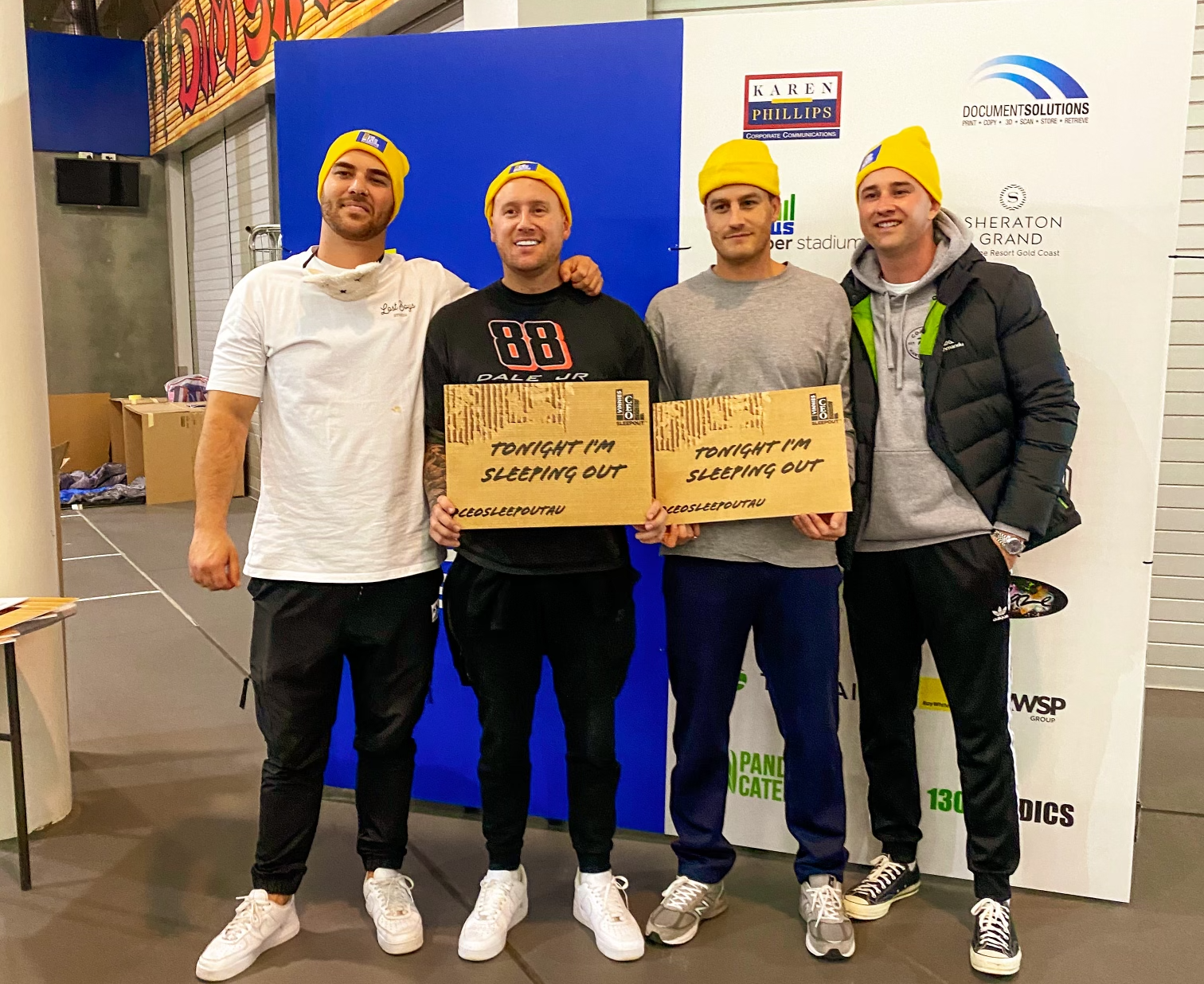 Bronson Powe’s first CEO Sleepout raises $3,627 for the homeless!