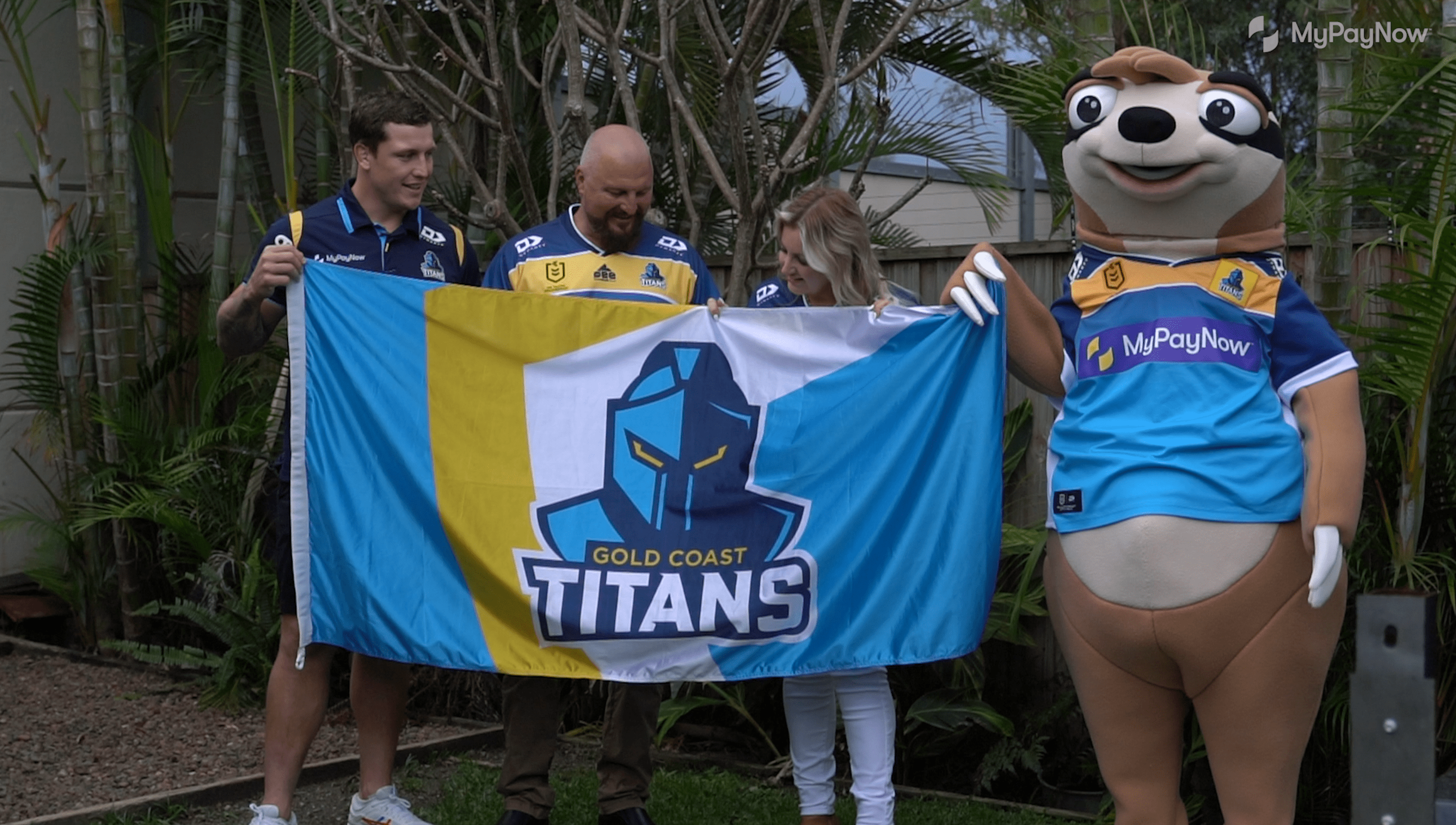 MyPayNow surprise Titans' Members at home